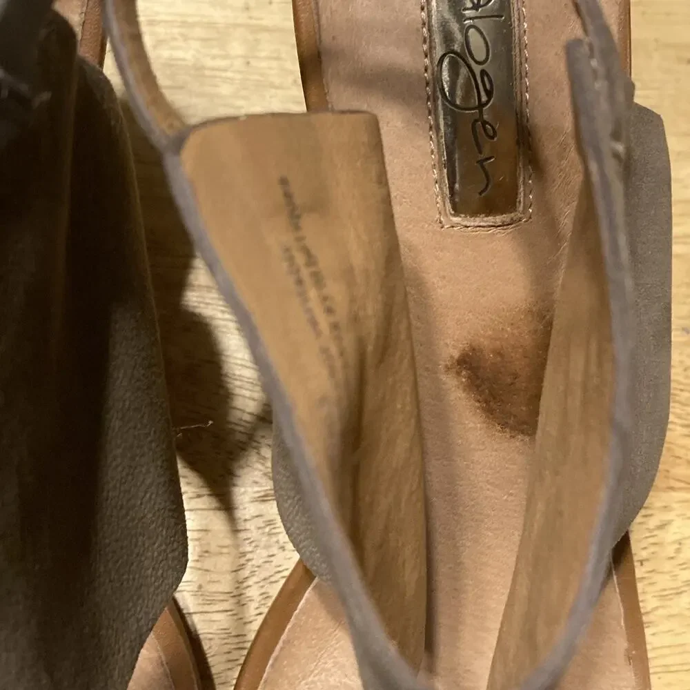 Halogen Espadrille Wedge Sandals, Women’s‎ Brown Suede Size 8.5